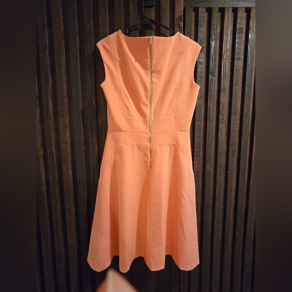 Coral calvin Klein dress